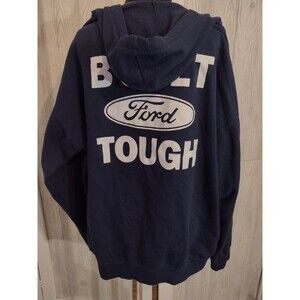 Women’s Ford Motor Company Womens Zip Hoodie Automotive Logo Collector Style 2XL